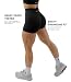 Gymreapers Athletic Shorts for Women - Seamless Butt Lifting Tummy Control Running Shorts for Yoga, Biker, Gym Workout Squat Black