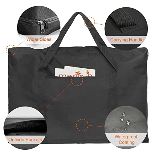 Image of Cupohus 25 inch x 37 inch Lightweight Art Portfolio Bag (Edition 2.0) with Outer Pockets and Handle, Student Carry Transport Storage Bag for 24 inch x 36 inch Artworks
