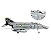1/100 Scale F-4C PhantomⅡAttack Plane Metal Fighter Military Model Fairchild Republic Diecast Plane Model for Commemorate Collection or Gift