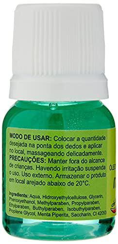 Kit Com 4 Gel De Massagem Óleo Lubrificante Beijável Menta Esfria Ice Comestível