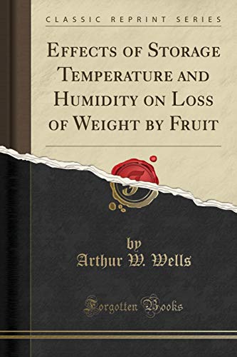 Effects of Storage Temperature and Humidity on Loss of Weight by Fruit