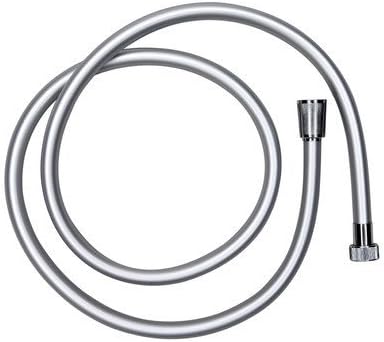 AQUALONAHandheld Shower Hose – Strong PVC, Anti-Twist, Kink-Free – Universal Fit – Aquaflex, 1.5m, Silver