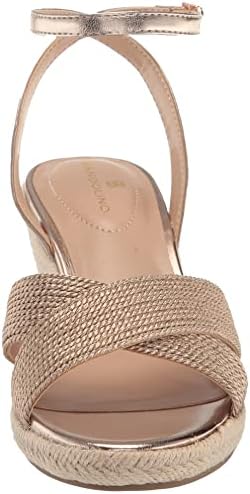 Bandolino Women's JESTTER Wedge Sandal, Rose Gold 680, 8 | Image 1