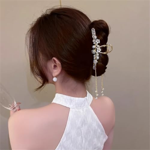 Pince à cheveux en métal robuste pour attacher les cheveux épais