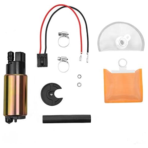 High Performance Universal Electric Fuel Pump & Install Kit, High Flow Intank Fuel Pump with Strainer, Fit Multiple Models for Nissan Suzuki and More E2068 E8213 EFP382A… Cover