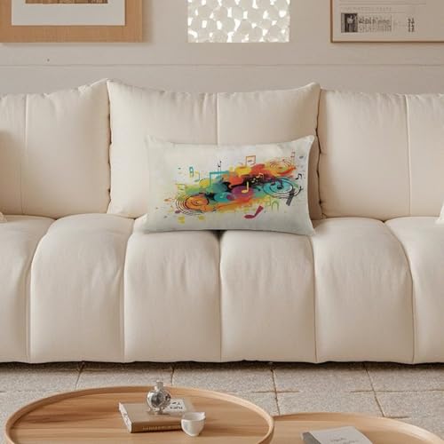 Funda de almohada lumbar de 12 x 20 pulgadas de felpa rectangular resistente a decoloración 5
