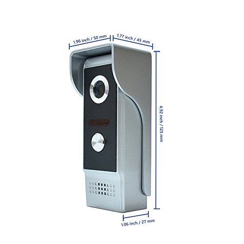 AMOCAM Wired Video Intercom System, 7 Inche Video Doorbell Door Camera Kit by AMOCAM - Image 8
