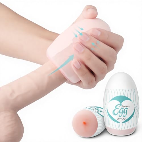 Image of 【Anal Model】 Super Stretch Male Masturbation Egg, Realistic Pocket-Sized Pussy Stimulator with Strong Suction, Adult Sex Toy for Male Masturbation with 3D Simulation of Anal