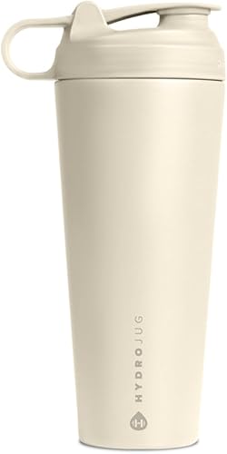 Miniatura 2 de HydroJug Vaso coctelero de acero inoxidable de 24 onzas, perfecto para batidos de proteínas, bebidas previas al entrenamiento, café helado, fácil de