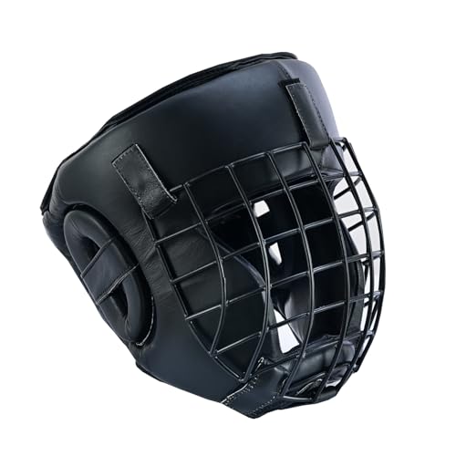 Protection de tête ultra légère en cuir antichoc pour arts martiaux