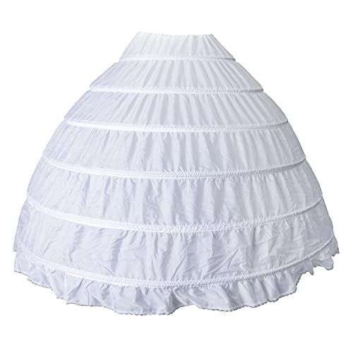 Crinoline et jupon à 6 cerceaux haut de gamme pour robe de mariée princesse
