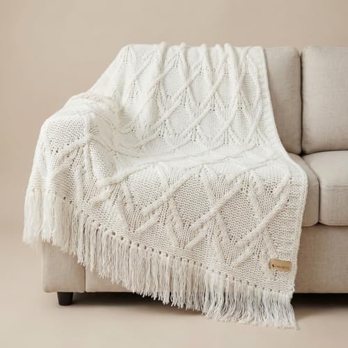 Manta de Tricô Para Sofá Poltrona Cobertor Cama Malha Encorpada 150x90cm Us...