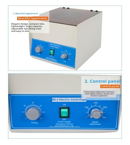 Centrífuga de laboratorio con control de velocidad para evitar daños en muestras 6