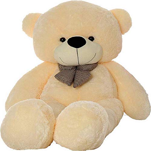 Image of 4 Feet Beige Giant Teddy Bear 48 inch Soft Toy, Plush, and Cuddly Stuffed Animal for Kids, Birthdays, Anniversaries, Valentine's Day, and Special Occasions Large Huggable (4 Feet Beige)