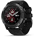 Garmin fēnix 5X Plus, Ultimate Multisport GPS Smartwatch, Features Color TOPO Maps and Pulse Ox, Heart Rate Monitoring, Music and Pay, Black Hardware/Black Band