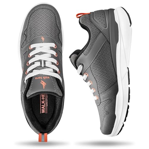 Walking Shoes Women with Arch Support, Orthopedic Sneakers for Women, Comfort Womens Fashion Sneakers（Darkgrey, 10）
