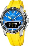 Festina Orologio Smart Uomo Ibrido Connected D in Gomma Giallo