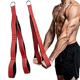 AOOSA Trizepsseil Kabelbefestigung, Trizeps Trainingsgerät, Trizeps-Pull-Down-Seil für Push-Downs, Trizepsseil Extra Lange Zugschnur für Crunches, Facepulls für Professionelles Fitnessstudio