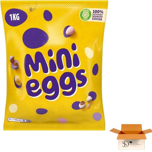 Milk Chocolate Mini Eggs Perfect For Easter Egg Hunts Baking & Sharing | 1 kg Bag