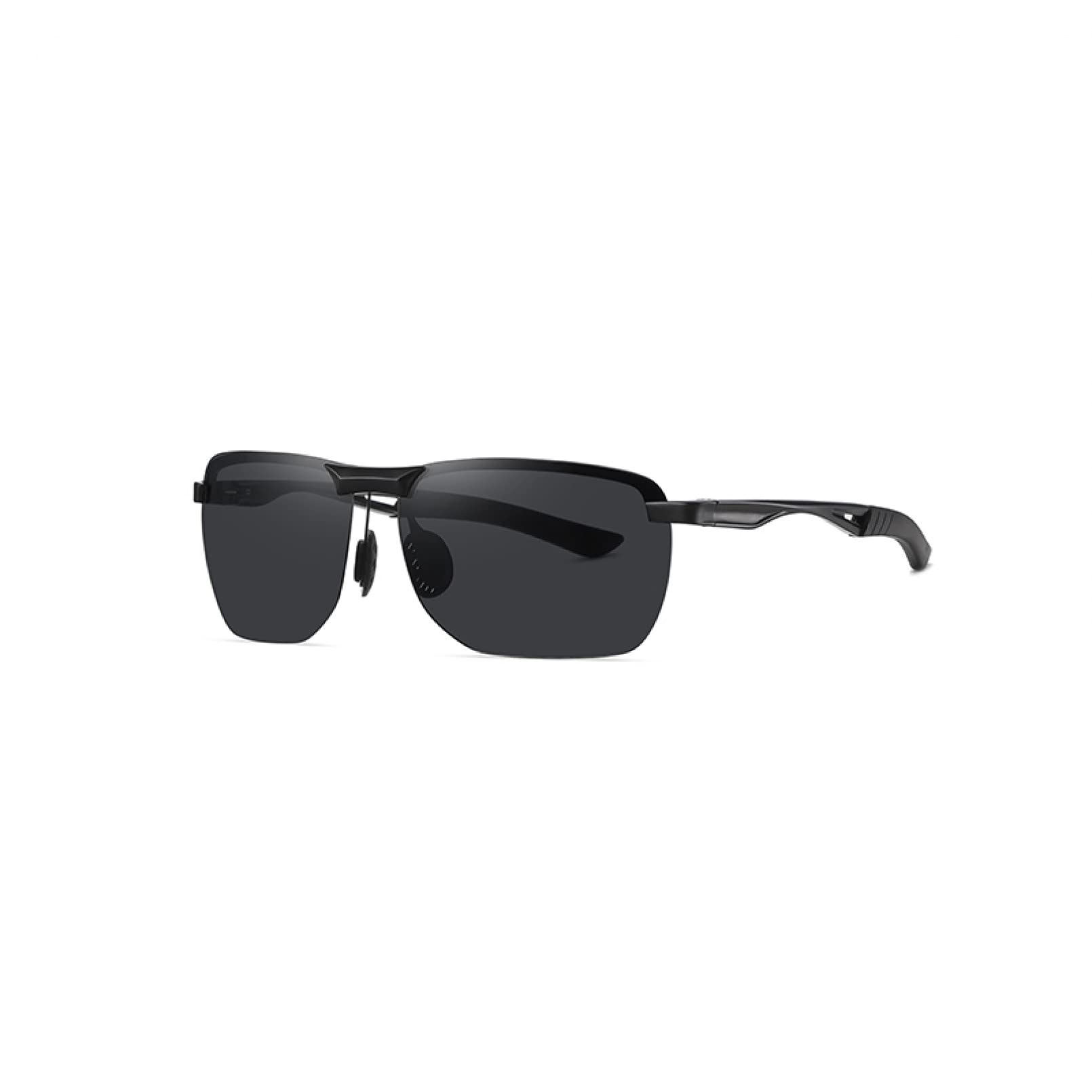 Gafas de sol de los hombres de las mujeres universales gafas de sol de los hombres medio marco polarizadas gafas de sol deportivas UV40