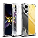 対応 Xiaomi POCO X7 Pro ケース Xiaomi POCO X7 Pro クリア ケース あんしんファミリースマホ カバー TPU 保護ケース カバー背面 シェル クバー ソフト 透明シェル ンプロテクター SENXLL-XMX7 ProT1