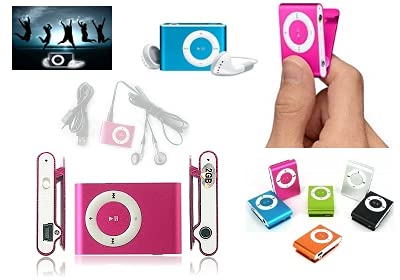 Lote 10 Vasara MP3 Player + Auriculares + Cable USB en Caja de Regalo - Detalles para Bodas, Bautizos, Comuniones y Cumpleaños