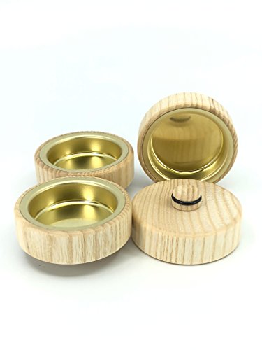 Volkskunstwerkstatt Unger 4 x Universal- Teelichtaufsatz einzeln d=14mm Zapfen für Kerzenpyramiden - Original Erzgebirge® #0905 Cover