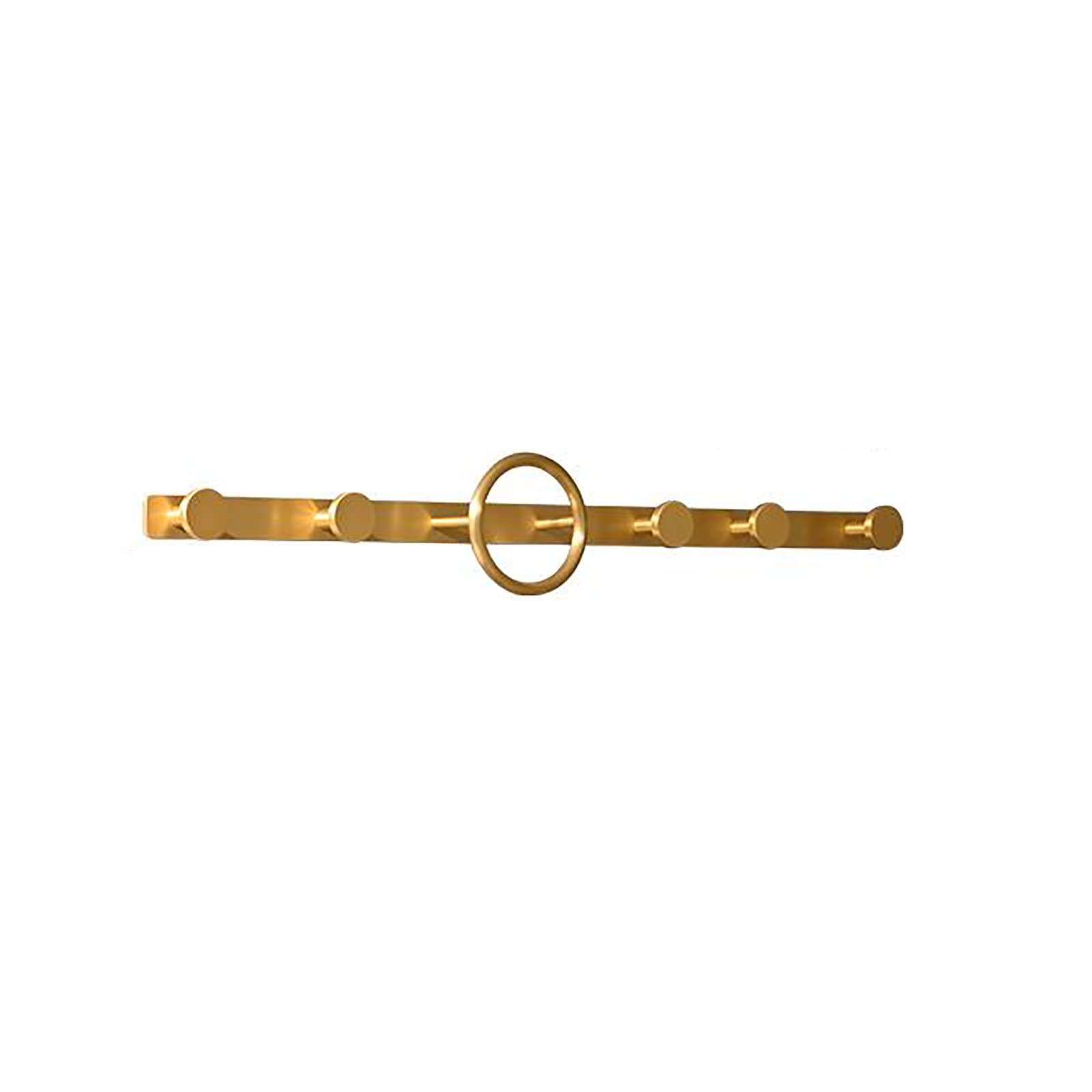 Handtuchhaken Gebürstetes Gold 56cm Kleiderhaken Wandhaken Hakenleiste Weltraum Aluminium Mantelhaken, Garderobenhaken für Küche, Büro, Bad, Doppelte Installation