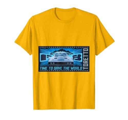 The Fate of the Furious Time to Save The World T-Shirt T-Shirt, Men, Golden Yellow, Medium