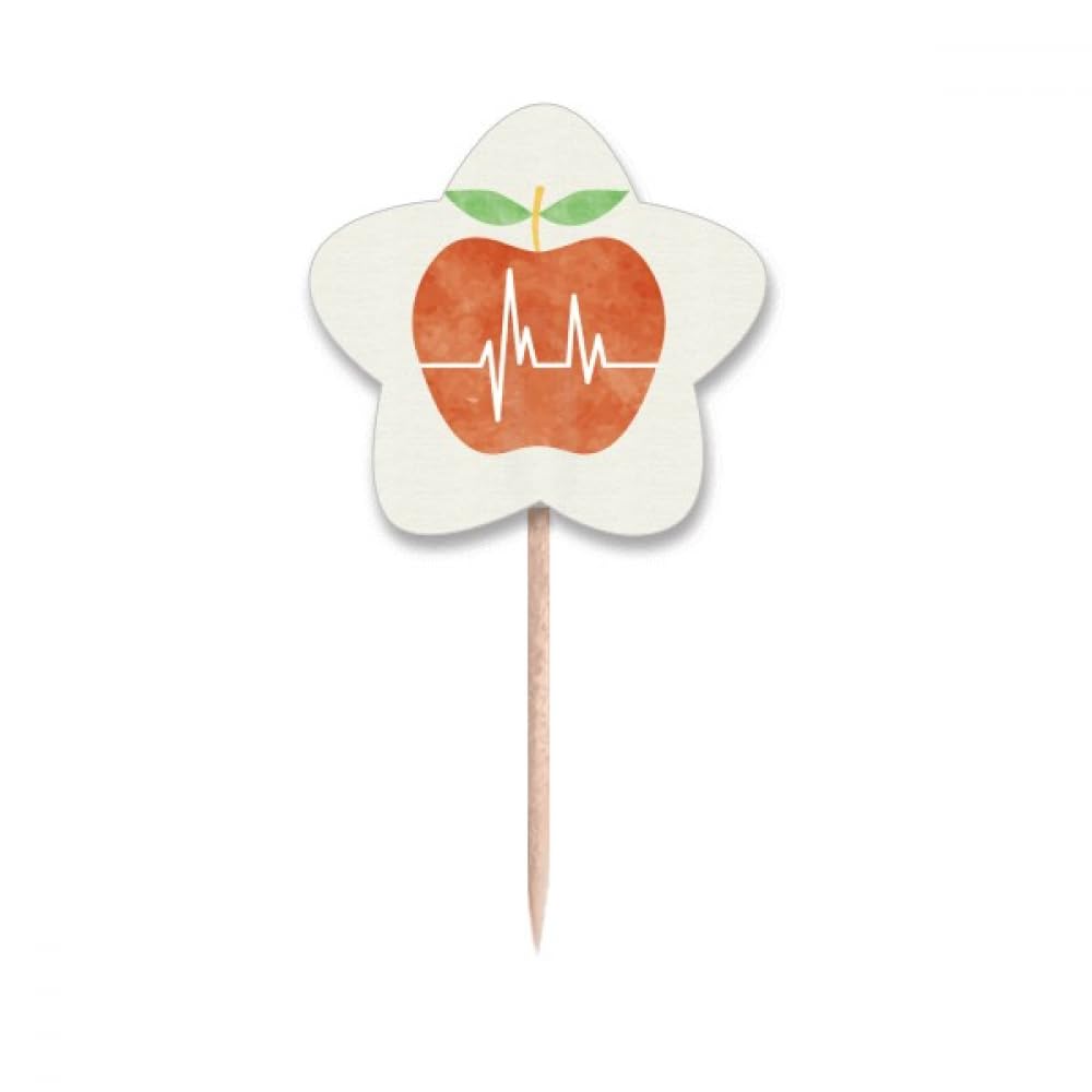 Cure-dents cœur et motif ECG pour animer vos buffets dînatoires et soirées à thème