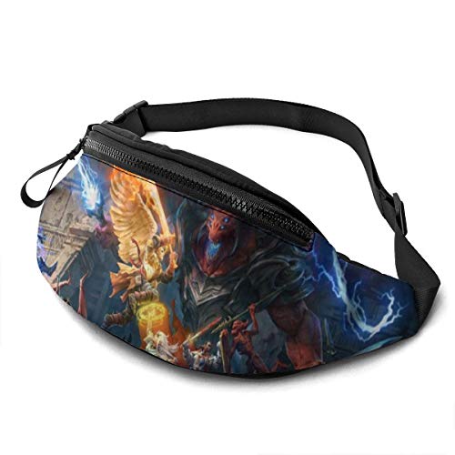 KANKANHAHA Waist Pathfinder Wrath of The Righteous 3D Digital Print Handtaschen Unisex Fashion Messenger Bag Sporttaschen