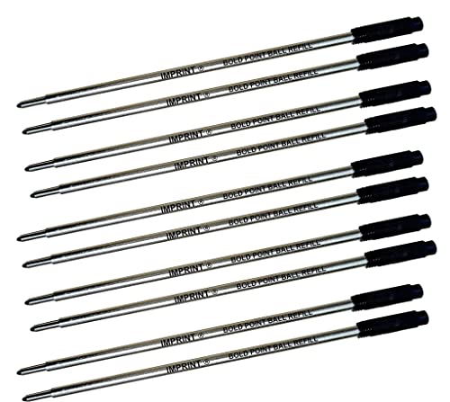 Recharges pour stylos Imprint 10 noir mécanisme vis boule premium