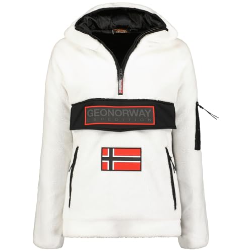 Geographical Norway Upassia Lady Forro Polar para Mujer, Blanc, M