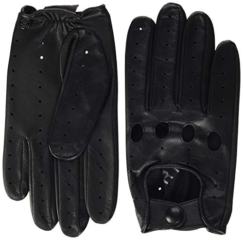 Roeckl Herren Modena Autofahrer Touch Handschuhe, Black, 8.5