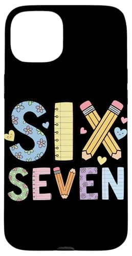 Six Seven School Matching Squad Teacher Student 6th 7th Grad �X�}�z�P�[�X iPhone 15 Plus �p