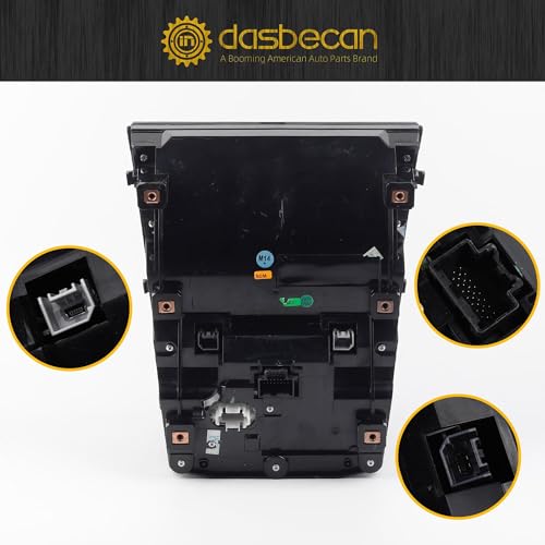 Dasbecan Touch Screen Navigation Radio GPS Assembly CUE System, Infotainment Display Module with Cooled Seat Compatible with 2013-2020 Cadillac Escalade ATS SRX XTS ELR Replace 23106488 23243166