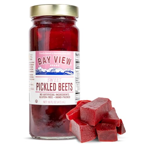 Bay View Pickled Beets, Crisp, Tender, and Hand-Packed, Perfect for