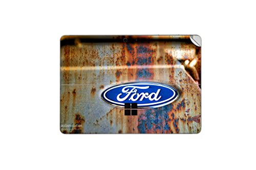 Image of Gadgets WRAP Printed Vinyl Top Only Skin Sticker Decal for Microsoft Surface Go - Oldest Ford car Logo