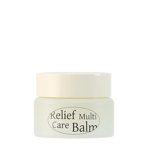 LU'PIUM Relief Multi Care Balm 1.06 oz, 1.06 oz  Bálsamo vegano hidratante y calmante todo en uno para cara, labios y cuerpo, con cica, ceramida y