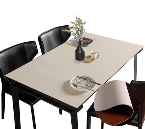 EGROON PU���U�[�� �e�[�u���N���X �e�[�u���}�b�g �f�X�N�}�b�g �e�[�u���J�o�[ �����` ���@�\ �������H �ϋv ����h�~ ���ʃf�U�C�� �S�[���h+�R�[�q�[�F 60*100cm