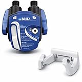 Neues Wasser Group BRITA Purity C G 3/8" Filter Head - Variable Cut-Off 0-70%, Male Thread Bypass Connections, Integrated Ventilation, Suitable for BRITA Filter P1000