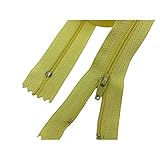 Fija 20 cm, precio por pieza TOMASELLI MERCERIA Cremallera cremallera cremallera cremallera plástico fija 20 cm – amarillo