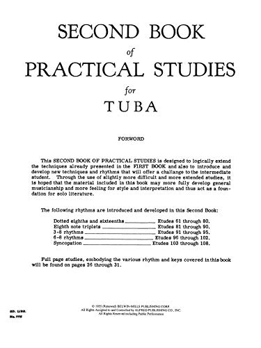 Second Book of Practical Studies for Tuba - Image 3