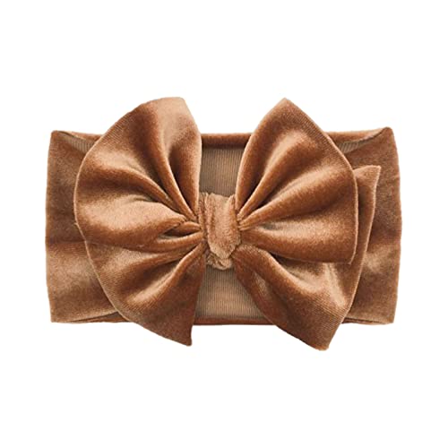 Baby Girls' Knotted Soft Headwraps – Headbands with Bows, Newborn Toddler Photography Props#Z