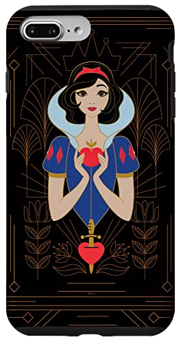 Coque iPhone 7 Plus/8 Plus Blanche-Neige Disney au style Art Déco élégant