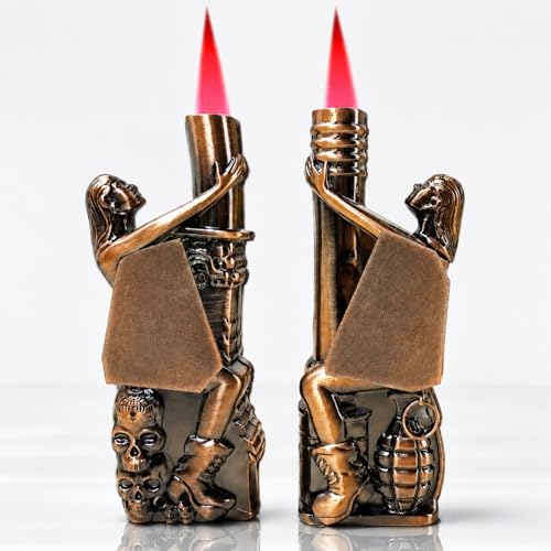 Encendedores de Mecha Torch Pack x2 Diseño Decorativo miniatura 1