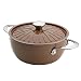 Rachael Ray 16289 Cucina Casserole, 4.5-QT, Round, Mushroom Brown