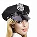 Soochat Police Hat Cop Hat Policeman Cap Police Cosplay Halloween Party Accessories