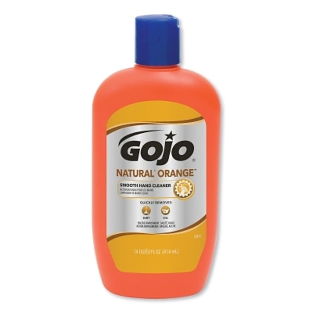 Amazon.com: GOJO NATURAL ORANGE Smooth Hand Cleaner, 14 fl oz