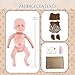 SOFTMARY Lifelike Reborn Baby Dolls - 12-inch Full Silicone Newborn, Real Life Baby Dolls with Realistic Veins & Sleeping Pose - Real Baby Reborn Gift Set for Kids Age 3+